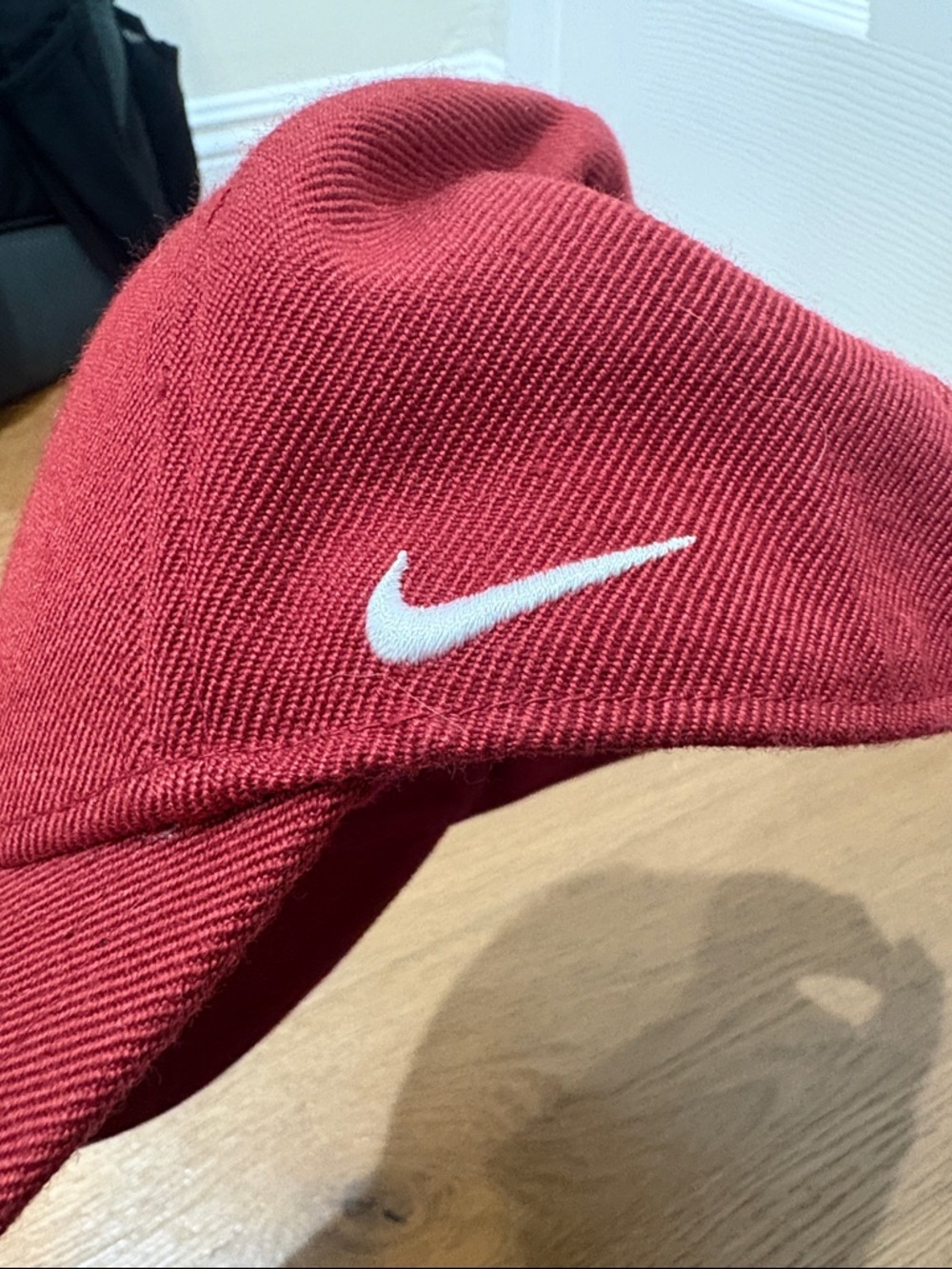 University of Oklahoma OU Sooners Crimson Hat Nike Just Do It Wool Blend - Picture 11 of 12
